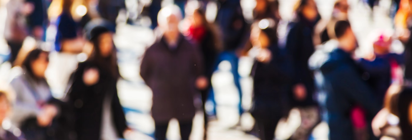 crowd walking Toledo
