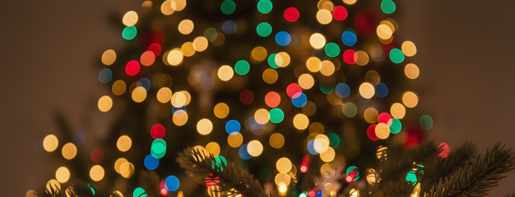 bokeh christmas lights Toledo