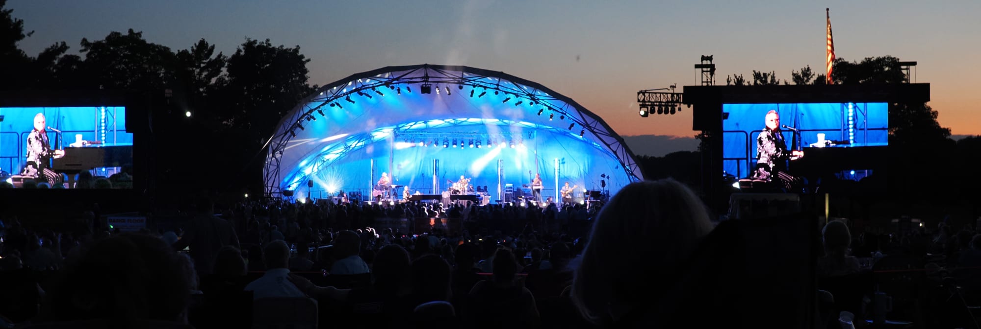 outdoor concert venue at sunset Toledo